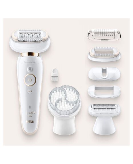 Silk-épil 9 Flex Epilator with Exfoliation Brush